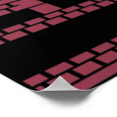 Lode Runner Video Game retro-thema Poster (Hoek)