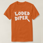 Loded Diper licht verontrust T-shirt (Design voorkant)