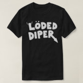 Loded Diper licht verontrust T-shirt (Design voorkant)