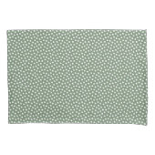 Loden Frost Green Waterverf Stippen Pillow Hoesje Kussensloop (Voorkant)