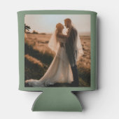 Loden Frost Persoonlijk 2 Foto dubbelzijdig geplaa Blikjeskoeler (Achterkant)