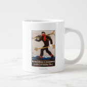 Loden Ski Clothes Skiing Advertisement Poster Grote Koffiekop (Rechts)