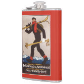 Loden Ski Clothes Skiing Advertisement Poster Heupfles (Links)