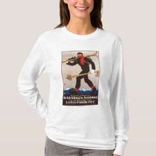 Loden Ski Clothes Skiing Advertisement Poster T-shirt