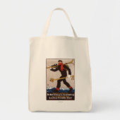 Loden Ski Clothes Skiing Advertisement Poster Tote Bag (Voorkant)