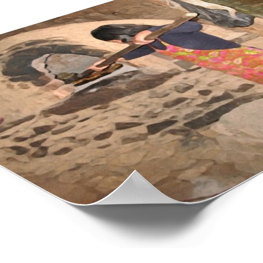 L'odeur du pin á l'huile Oils Atwork Poster (Hoek)