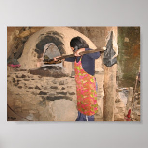 L'odeur du pin á l'huile Oils Atwork Poster