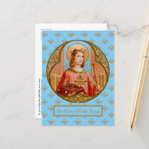 Lodewijk IX de Koning (BK 004) Briefkaart