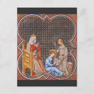 Lodewijk IX van Frankrijk Patroon van Koningen Kun Briefkaart