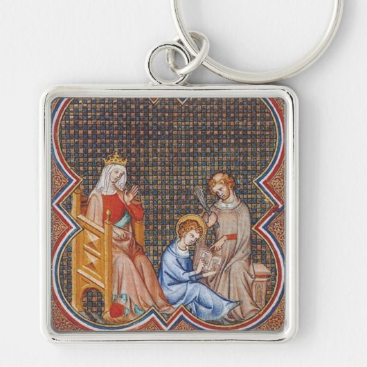 Lodewijk IX van Frankrijk Patroon van Koningen Kun Sleutelhanger (Voorkant)