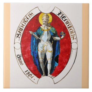 Lodewijk IX van Frankrijk Patroon van Koningen Tegeltje