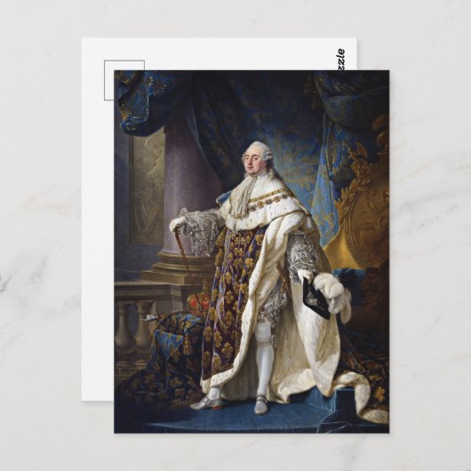 Lodewijk XVI van Frankrijk Briefkaart (Voorkant / Achterkant)