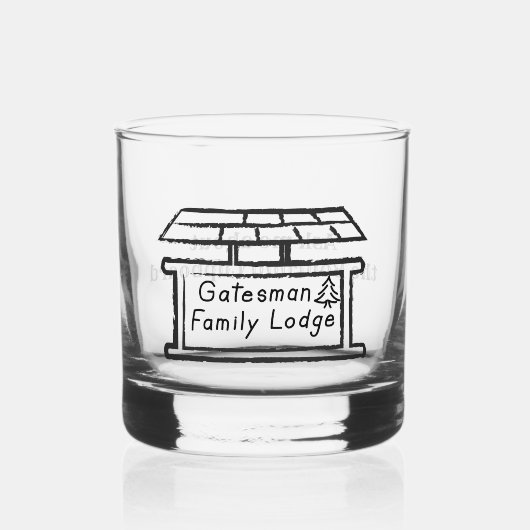 Lodge Bourbon Glass Whisky Glas (Voorkant)