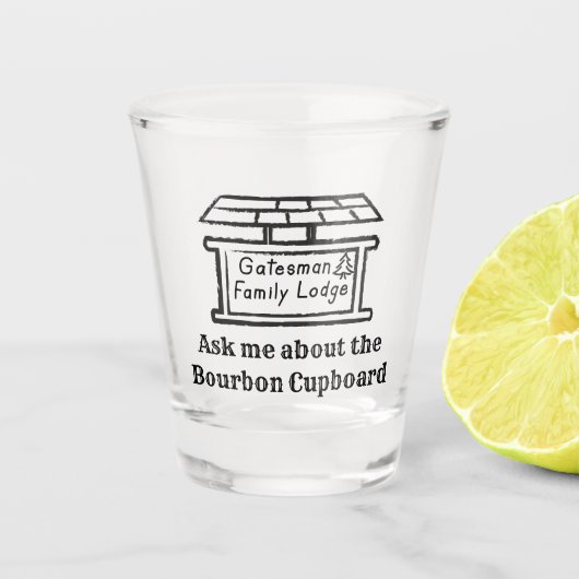 Lodge Bourbon Shotglas Shot Glas (Voorkant)