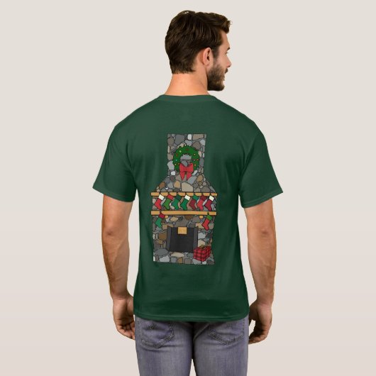 Lodge Christmas 2024 (witte tekst) T-shirt (Achterkant volledig)