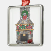 Lodge Fireplace Ornament (Links)