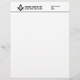 Lodge Letterhead - Bold Briefhoofd