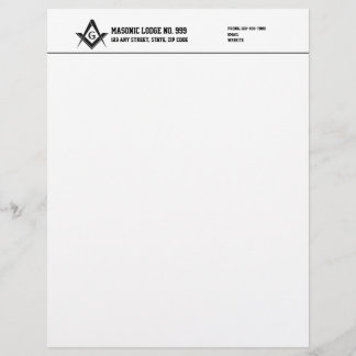 Lodge Letterhead - Bold Briefhoofd