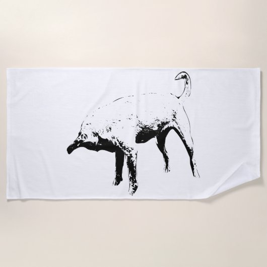 Lodge Pool, Clear Lines Strandlaken (Voorkant)