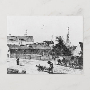 Lodging bij de Rosenthaler gate Briefkaart
