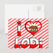 Lodi, CA Briefkaart (Voorkant / Achterkant)