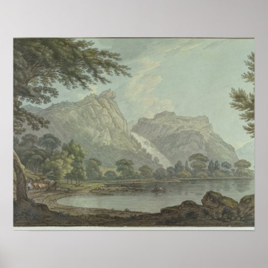 Lodore Rocks - herfst- en thuisafstand (pen en ink Poster (Voorkant)