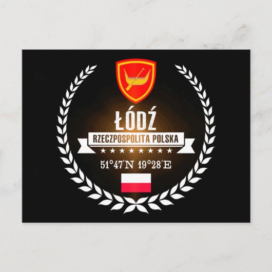 Łódź Briefkaart (Voorkant)