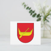 Lodz Coat of Arms Briefkaart (Staand voorkant)