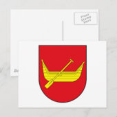 Lodz Coat of Arms Briefkaart (Voorkant / Achterkant)