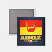 Lodz Magneet (Voorkant / Achterkant)
