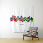 Lodz Poland Skyline Wandkleed (In situ)