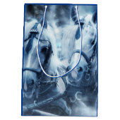 LOef-paardenteam Winterrijden FotoKerstmis Medium Cadeauzakje (Achterkant)