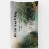 Loefse waterval in het Bergwoud Spandoek (Verticaal)