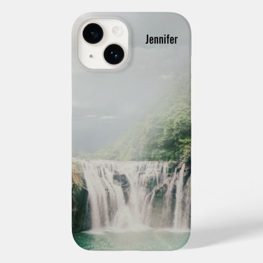 Loefwaterval in een bergbos Case-Mate iPhone case (Achterkant)