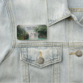 Loefwaterval in een bergbos naamplaatje (In situ)