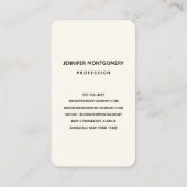 Loefwaterval in een bergbos visitekaartje (Achterkant)