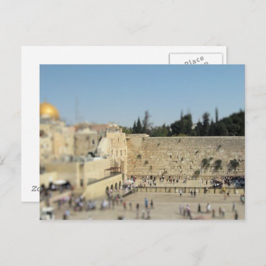 Loeiende Muur - Oude Stad het Briefkaart van (Voorkant / Achterkant)