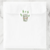 loempia ronde sticker (Tas)