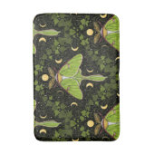 Loenmot, maanfasen en klimopdamast 2 badmat (Voorkant Verticaal)