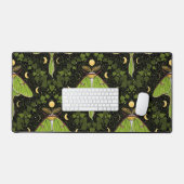 Loenmot, maanfasen en klimopdamast 2 bureaumat (Keyboard & Muis)