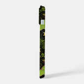 Loenmot, maanfasen en klimopdamast 2 iPhone 15 case (Linkerkant)