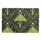 Loenmot, maanfasen en klimopdamast 2 kussensloop (Achterkant-Links)