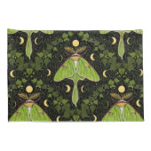 Loenmot, maanfasen en klimopdamast 2 kussensloop (Achterkant-Rechts)