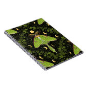 Loenmot, maanfasen en klimopdamast 2 notitieboek (Rechterzijde)