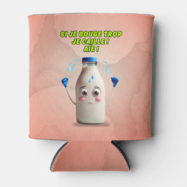 Loep de fles melk. blikjeskoeler
