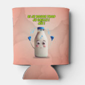 Loep de fles melk. blikjeskoeler (Achterkant)