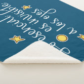 Loesencial es onzichtbaar a los ojos sherpa deken (3/4)