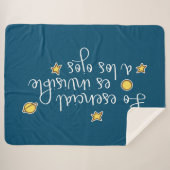 Loesencial es onzichtbaar a los ojos sherpa deken (Voorkant (horizontaal))