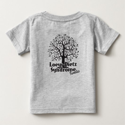 Loeys-Dietz Baby take Heart Onsie (Achterkant)