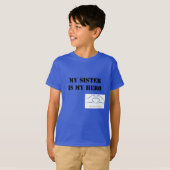 Loeys-Dietz mijn zusje is mijn Hero Raglan Shirt (Voorkant volledig)